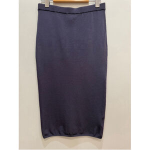 Marciano Pencil Bodycon Bondage Stretch Knit Skirt M Purple